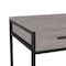 Martha Stewart 19.75 in. D X 47.25 in. W X Engineered Wood, Steel, Gray Top/Oil Rubbed Bronze Frame ZG-ZP-028-GY-BK-MS - alternate 6